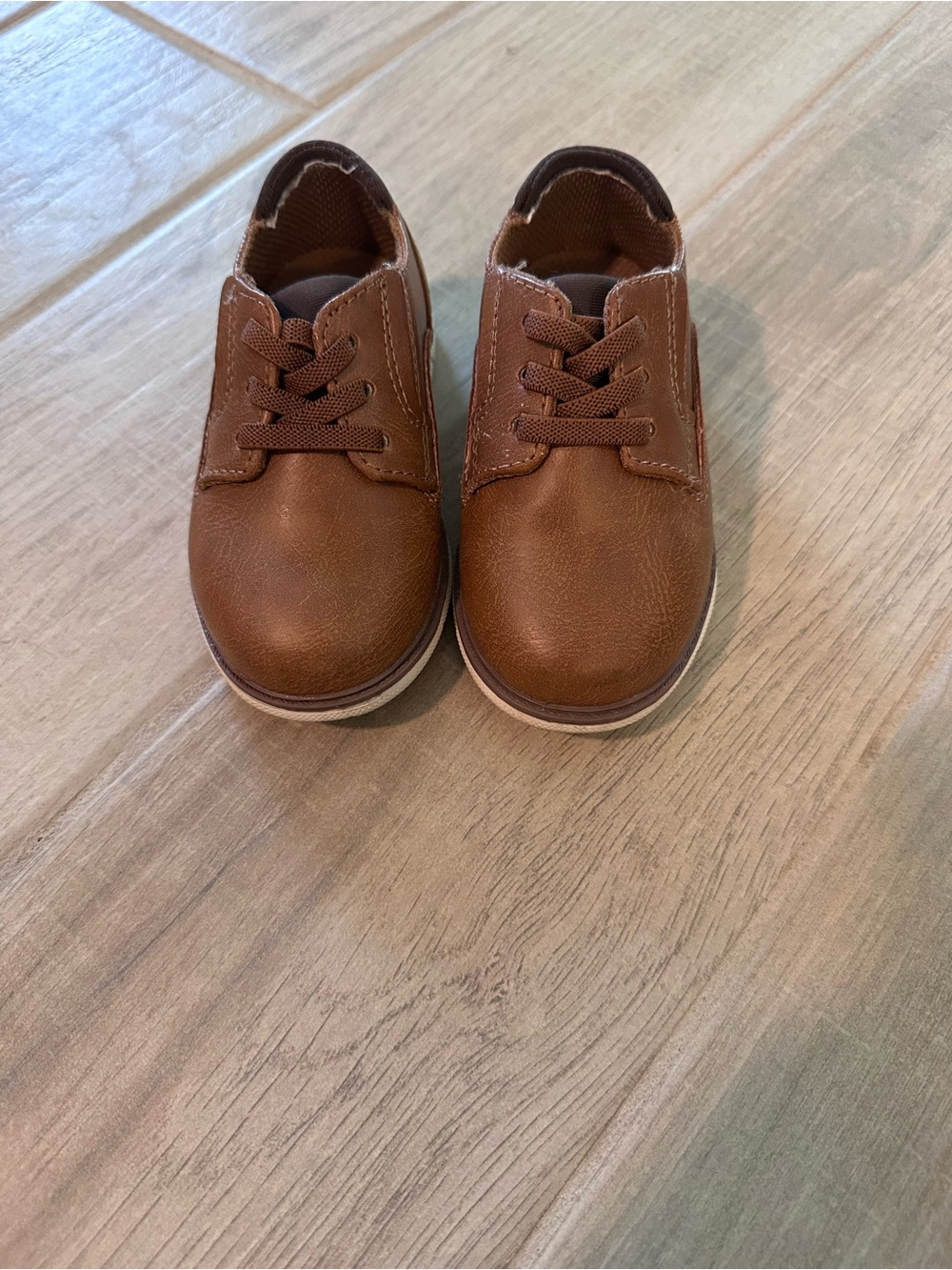 Mix No. 6 Toddler Brown Lace-Up Dress Shoes